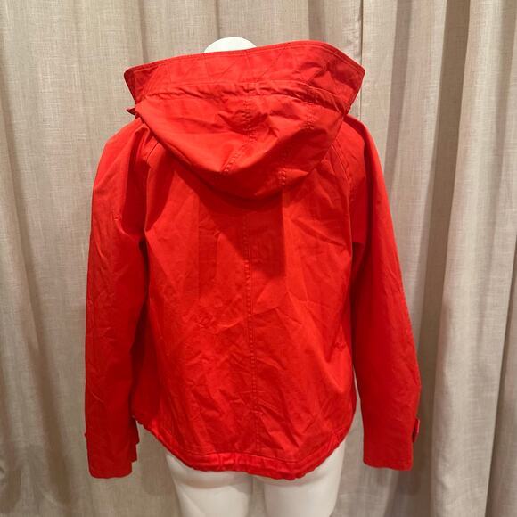 Gap Red Jacket sz XS Gap Cropped Anorak Jacket - Picture 5 of 11
